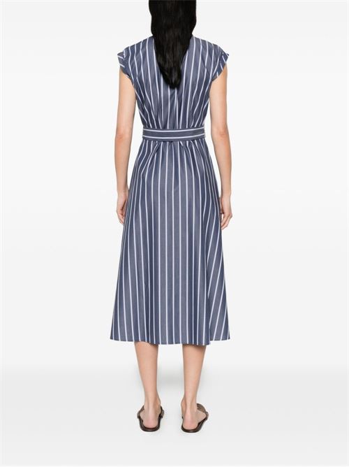Abito donna Emme Marella lungo smanicato blu e celeste EMME Marella | PESI023